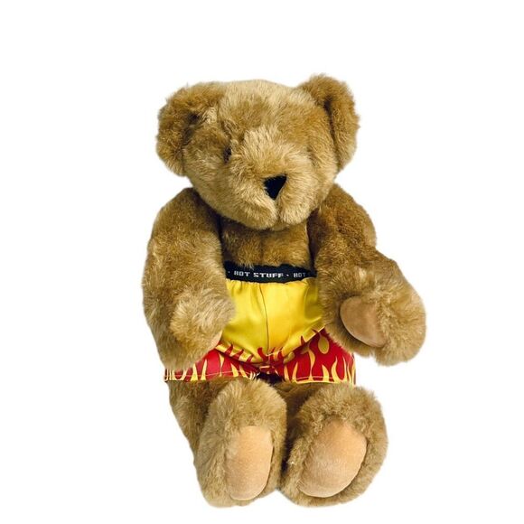 Vermont Teddy Bear Special Edition Hot Stuff Fireman Bear 16"  Jointed Moveable - Picture 3 of 7